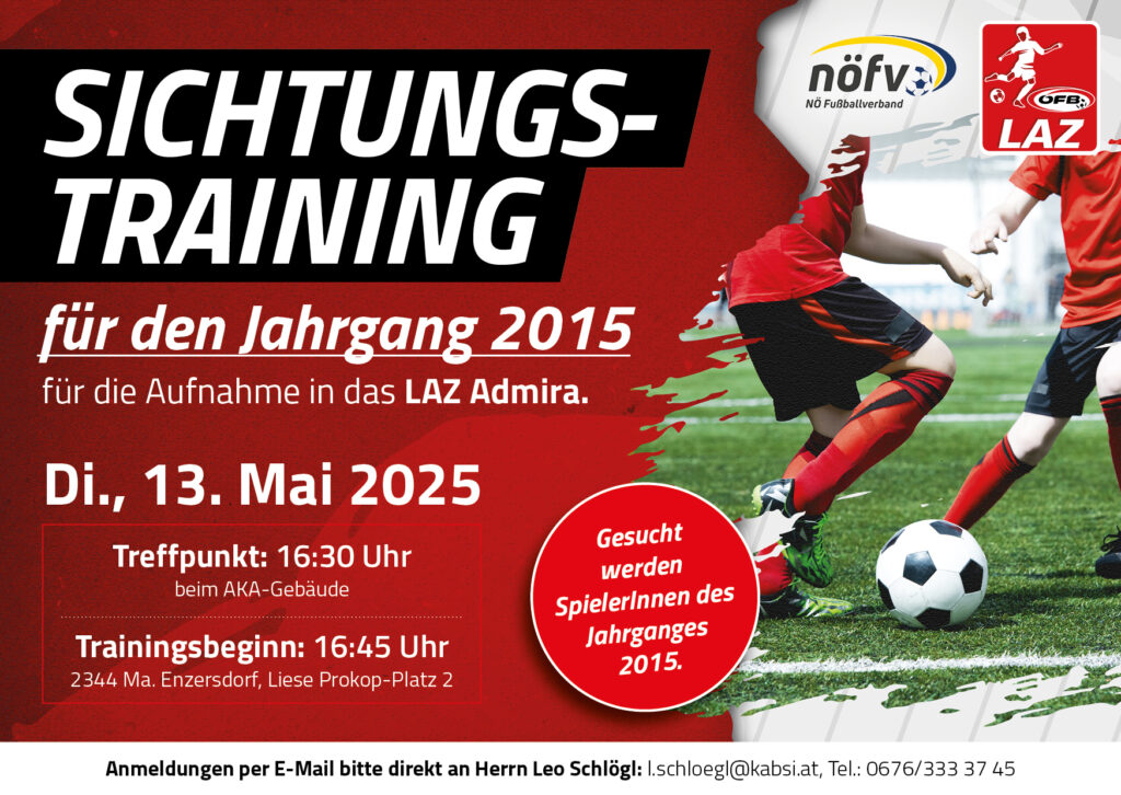 LAZ Flyer Sichtungstraining